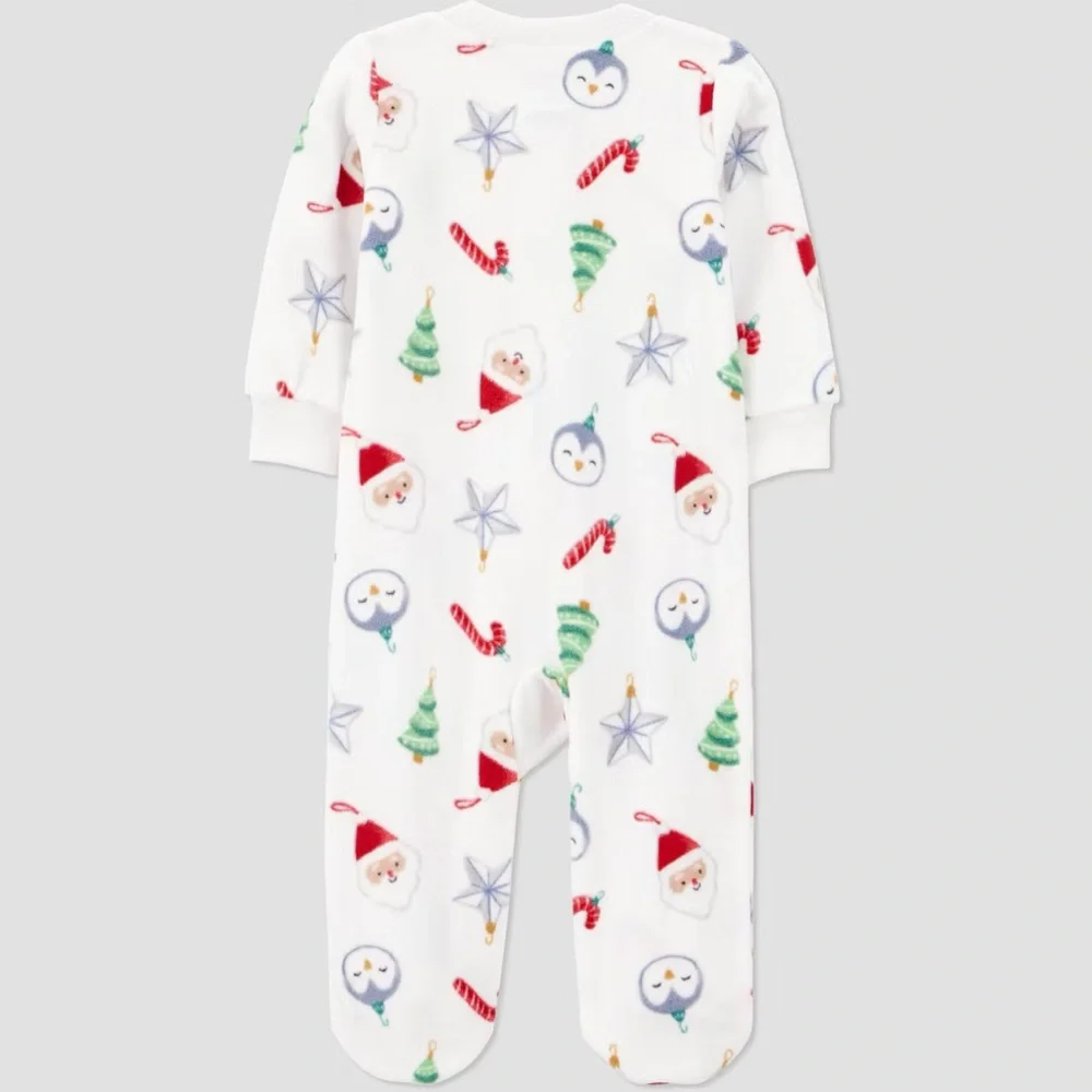 Carter's nwt Just One You Baby Holiday Ornaments Sleep N' Play - Ivory